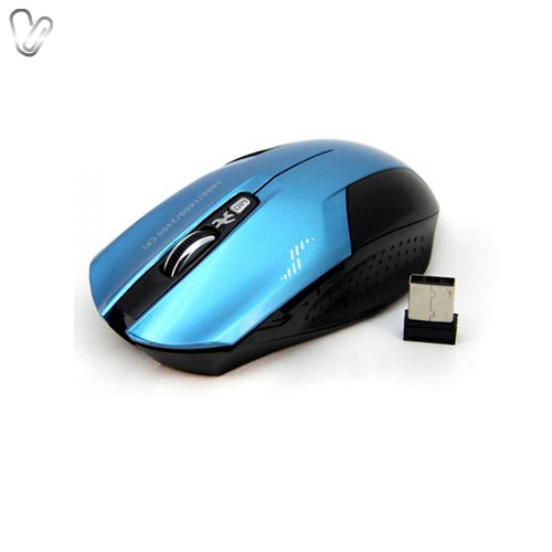 Миша оптична безпровідна Havit HV-MS989GT Wireless USB, black/blue - Фото 1