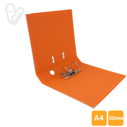 Папка-реєстратор А4, двостор., 5 см., Axent, оранж - Фото 2