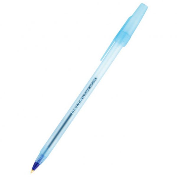 Ручка масляна 1 мм DB2055 AXENT, синя - Фото 1