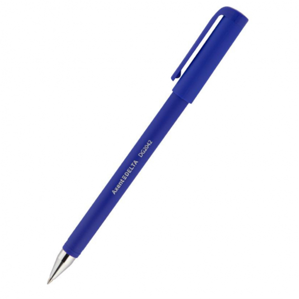 Ручка гелева 0,7 мм DG 2042 AXENT, синя  - Фото 1