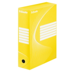 Бокс архивный Esselte Boxy 100 мм желтый, емкость 1000 л - Фото 2
