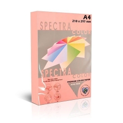 Бумага цветн. А4 160г/м2 паст. розовый Spectra Color Rose 140 250л.