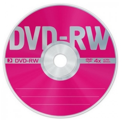 Диск DVD-RW Verbatim 4.7Gb 4х cake box (10шт)