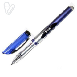 Ручка масляна  Flair 743 синий Writometer ball 10км, синій