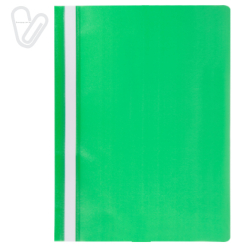 Швидкозшивач п/е А4 зелений, BM.3313-04