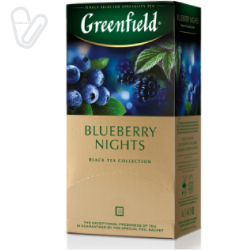 Чай Грінфілд Blueberry Nights (25 пак./пак.) - Фото 2