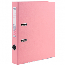Папка-реєстратор А4 одностор. 5 см Pastelini Axent, рожева - Фото 2