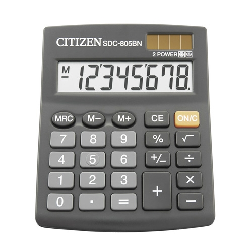 Калькулятор Citizen SDC-805 BN / 8р / - Фото 1