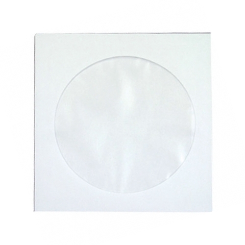 Конверт для CD мк белый с окном 80г/м2 100 шт./уп. - Фото 1