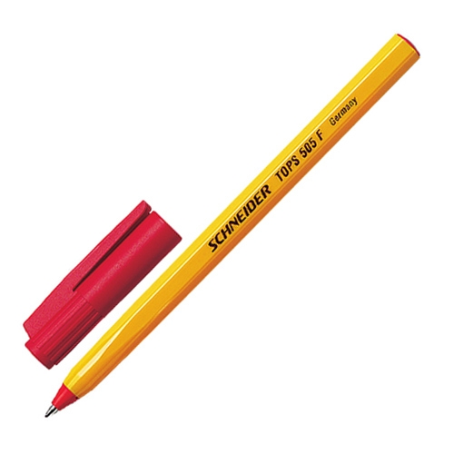 Ручка кулькова Schneider TOPS 505 0,7мм червона - Фото 1