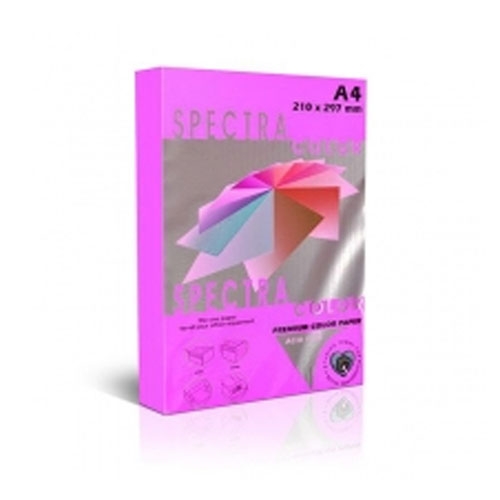 Папір кольор. А4 75г/м2 неон рожевий Spectra Color Pink 342 500арк. - Фото 1