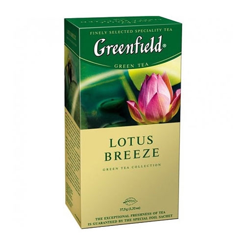 Чай Грінфілд Lotus Breeze (25 пак./пак.) - Фото 1