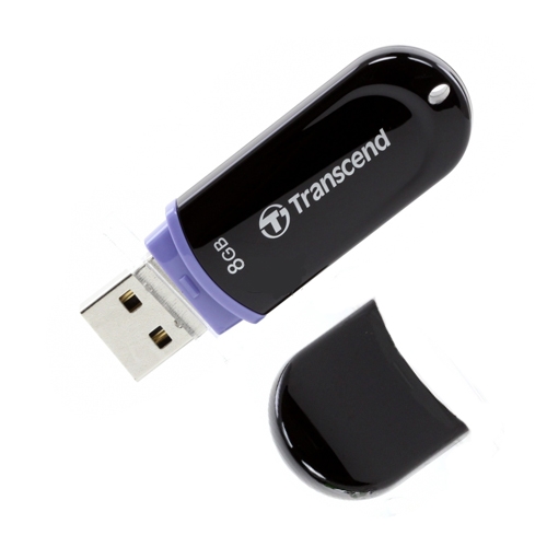 Флеш пам'ять 8Gb Transcend 700 Black - Фото 1