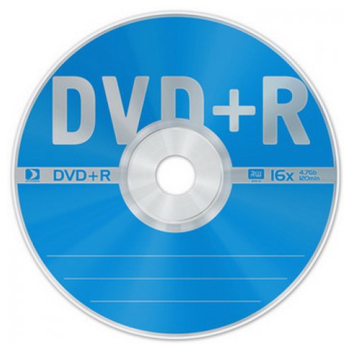 Диск DVD+R 4.7Gb cake box 16x (25шт.) - Фото 1
