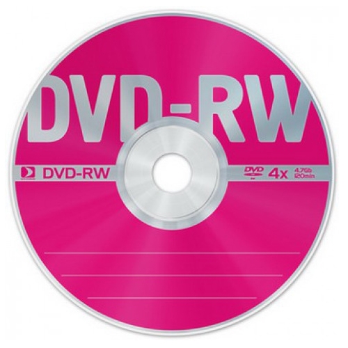 Диск DVD-RW Verbatim 4.7Gb 4х cake box (10шт) - Фото 1