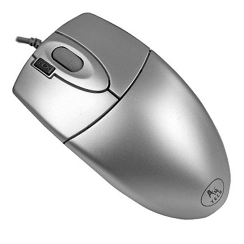 Миша A4Tech OP-720 USB Silver - Фото 1