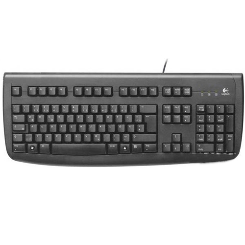 Клавиатура Logitech Deluxe черная 250 PS/2 OEM - Фото 1