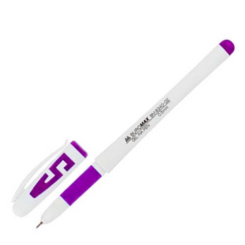 Ручка гелева Buromax фіолетова 0,5мм BM.8340-05 - Фото 1