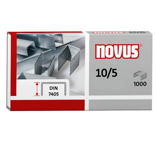 Скобы №10/5 Novus (1000шт.) - Фото 1