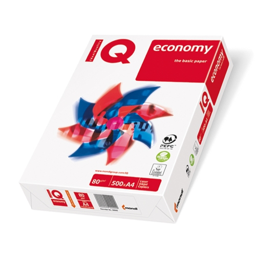 Бумага IQ Economy  А4 80 г/м2 500 л - Фото 1