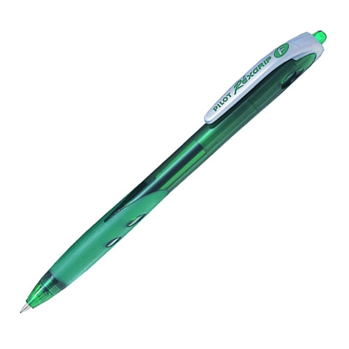 Ручка кулькова автом. зелена 0,7 мм BPRG-10R-F-G “RexGrip” - Фото 1