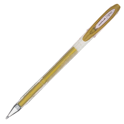 Ручка гелева uni-ball Signo ANGELIC 0,7мм бронзова - Фото 1
