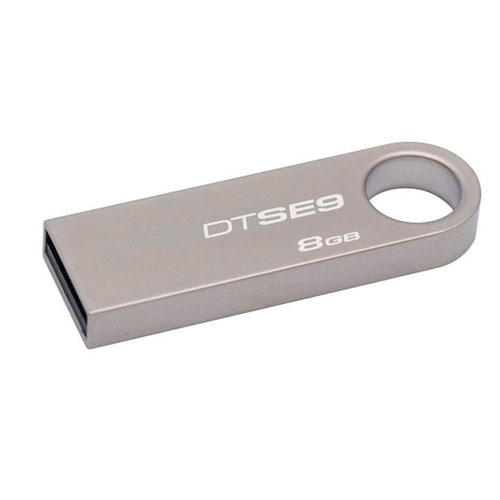 Флеш-пам'ять 8 GB Kingston DataTraveler SE9 (Silver) - Фото 1