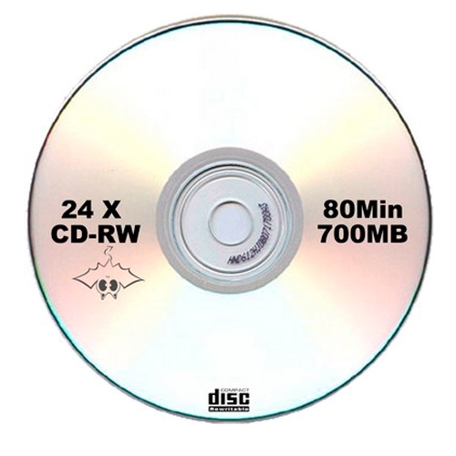 Диск CD-RW, 700Mb, 4-12х, Cake (10) - Фото 1