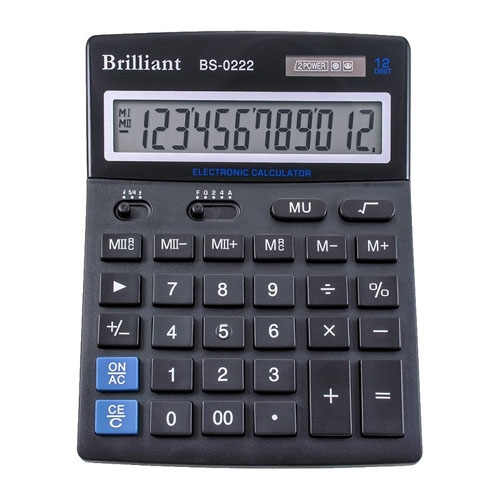 Калькулятор Brilliant BS-0222 /12р/ - Фото 1