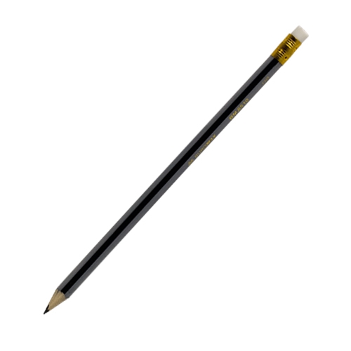 Олівець графітний з гумкою НВ, BM.8514 - Фото 1