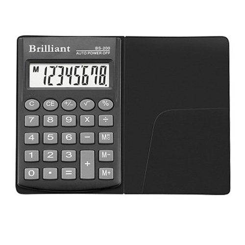 Калькулятор кишеньковий Brilliant BS-200 /8р/ - Фото 1
