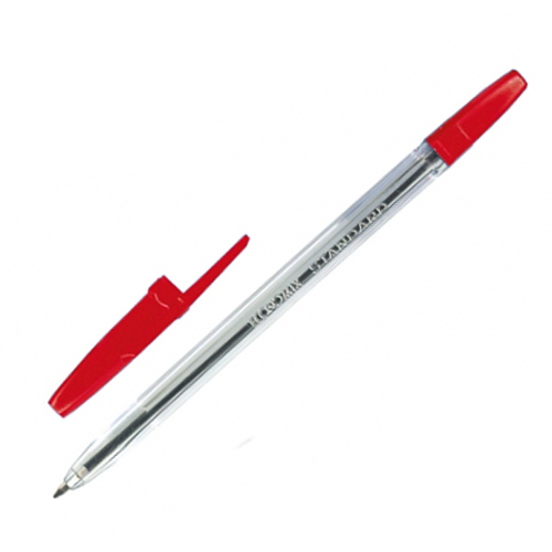 Ручка кулькова Economix Standard червона 0,5мм - Фото 1