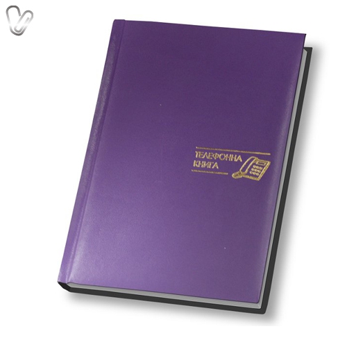 Книга алфавітна А5 Samba фіолетова - Фото 1