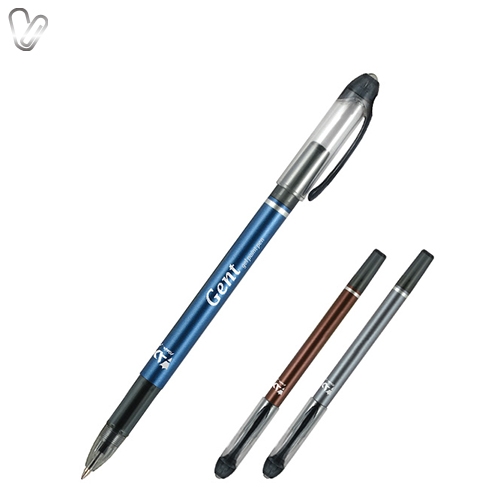 Ручка гелева Axent Gent синя 0,5мм асорті - Фото 1