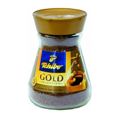 Кава розчинна Tchibo Gold Selection 100г скл. банка - Фото 1
