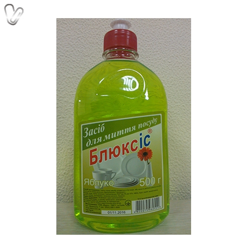 Засіб для миття посуду Блюксіс Яблуко, 500мл - Фото 1