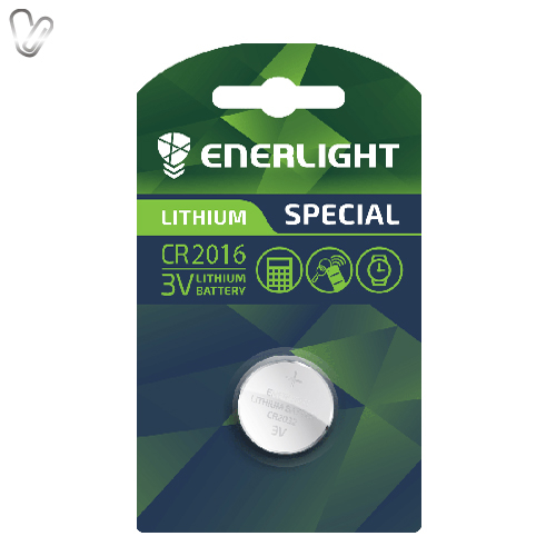 Батарейка Enerlight Lithium CR 2016 - Фото 1
