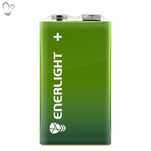 Батарейка Enerlight Mega Power 6LR61 - Фото 1