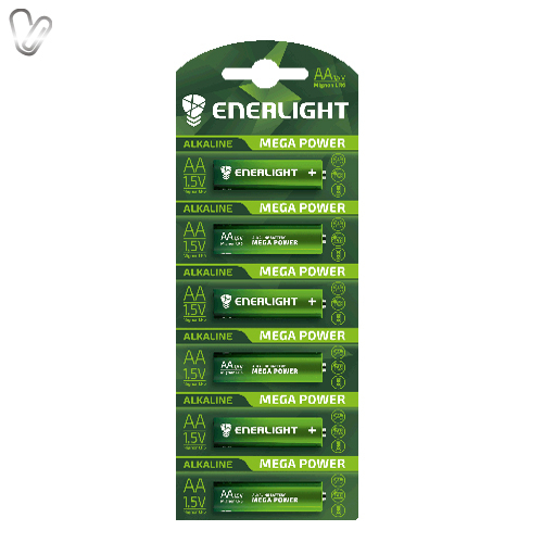 Батарейка АА Enerlight Mega Power - Фото 1