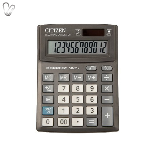 Калькулятор Citizen SD-212 /12р/ - Фото 1