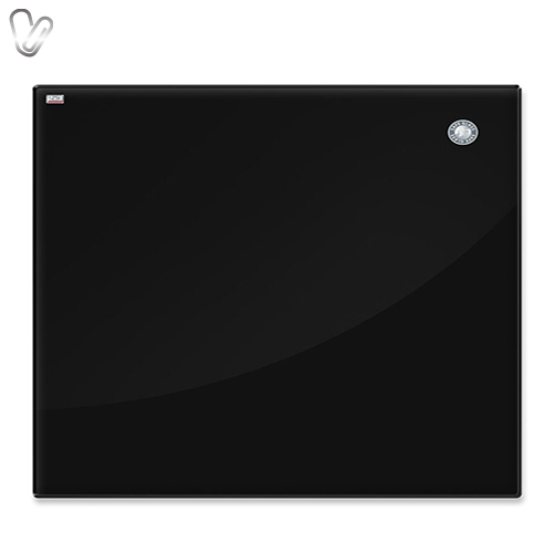 Дошка скляна чорна, магнітно-маркерна,120х90 см - Фото 1