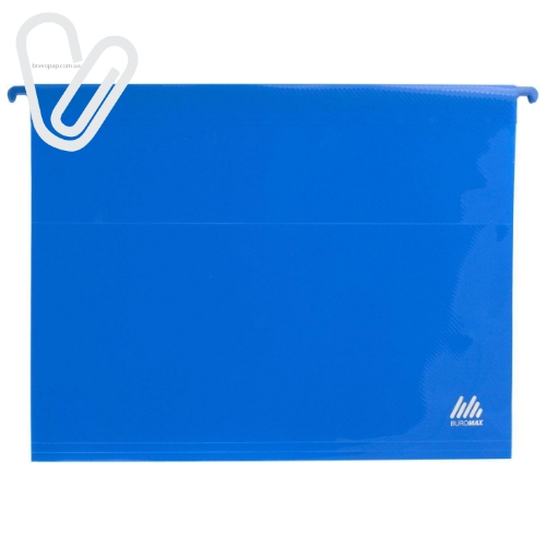 Подвесной файл А4, пластиковый, синий - Фото 1