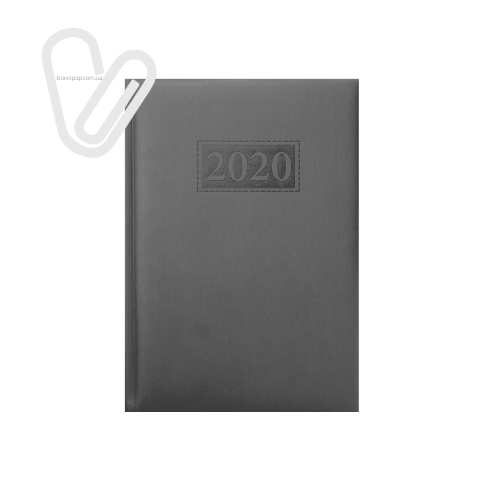 Щоденник дат. 2020 GENTLE(Torino), A5, 336 стор., сірий - Фото 1