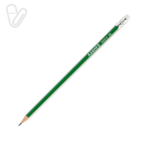 Олівець графітний з гумкою НВ Axent 9003/100-А - Фото 3