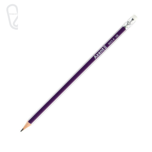 Олівець графітний з гумкою НВ Axent 9003/100-А - Фото 5