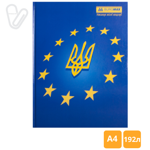 Книга обліку 192л клітинка А4 ламін. обкл. офсет UKRAINE Buromax - Фото 3