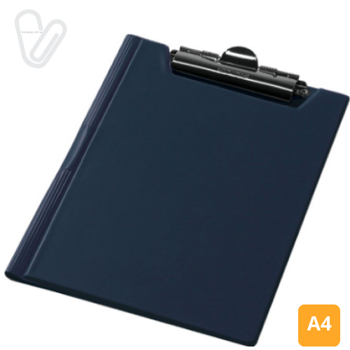 Папка-планшет А4 синя Panta Plast - Фото 1