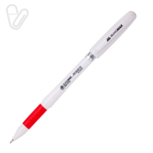 Ручка гелева Buromax червона 0,5мм ВМ.8340-03 - Фото 1