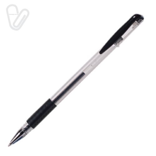 Ручка гелева Buromax чорна 0,7 BM.8349-02 - Фото 1