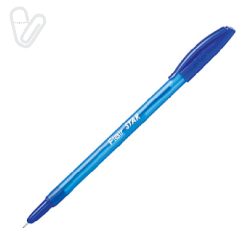 Ручка кулькова Flair Star 1188 синя 1мм - Фото 1